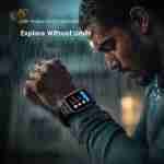 ⁦oraimo Watch 5 Lite ساعة ذكية عالية الدقة IP68 مقاس 2.01 بوصة⁩ - الصورة ⁦7⁩