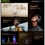 ⁦Oraimo BoomPop Lite سماعات رأس لاسلكية فوق الأذن بتقنية ENC⁩ - الصورة ⁦2⁩