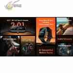 ⁦oraimo Watch 5 Lite ساعة ذكية عالية الدقة IP68 مقاس 2.01 بوصة⁩ - الصورة ⁦9⁩