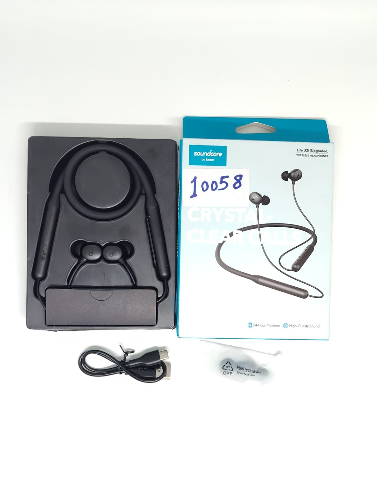 11f6f5c5-0749-4faa-80e3-55f0cd288603 سماعات رأس Life U2i بلوتوث بشريط للرقبة من ساوندكور (Open Box) كود: 10058 - الصورة 1