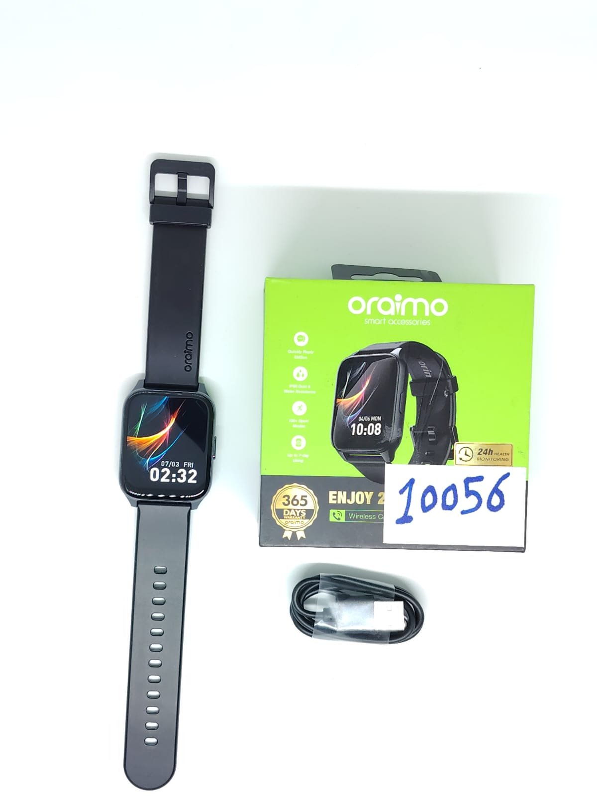1679927c-d1ae-4616-be70-03b932d80627 Oraimo Watch 4 Plus OSW-801 Smart Watch (Open Box) code: 10056 - Image 1