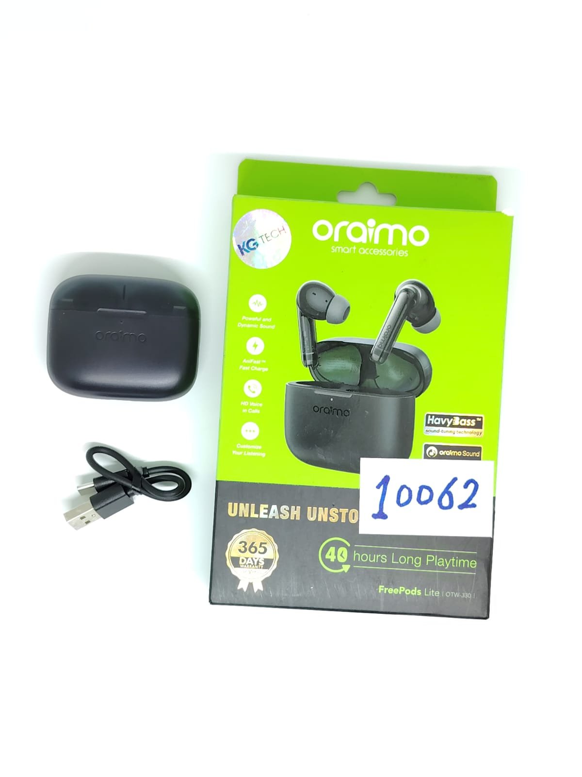 2bfa25b8-f690-4fba-acd7-2962bb28dc43 اورايمو فرى بودز لايت OTW-330 - اسود(open box) كود:10062 - الصورة 1