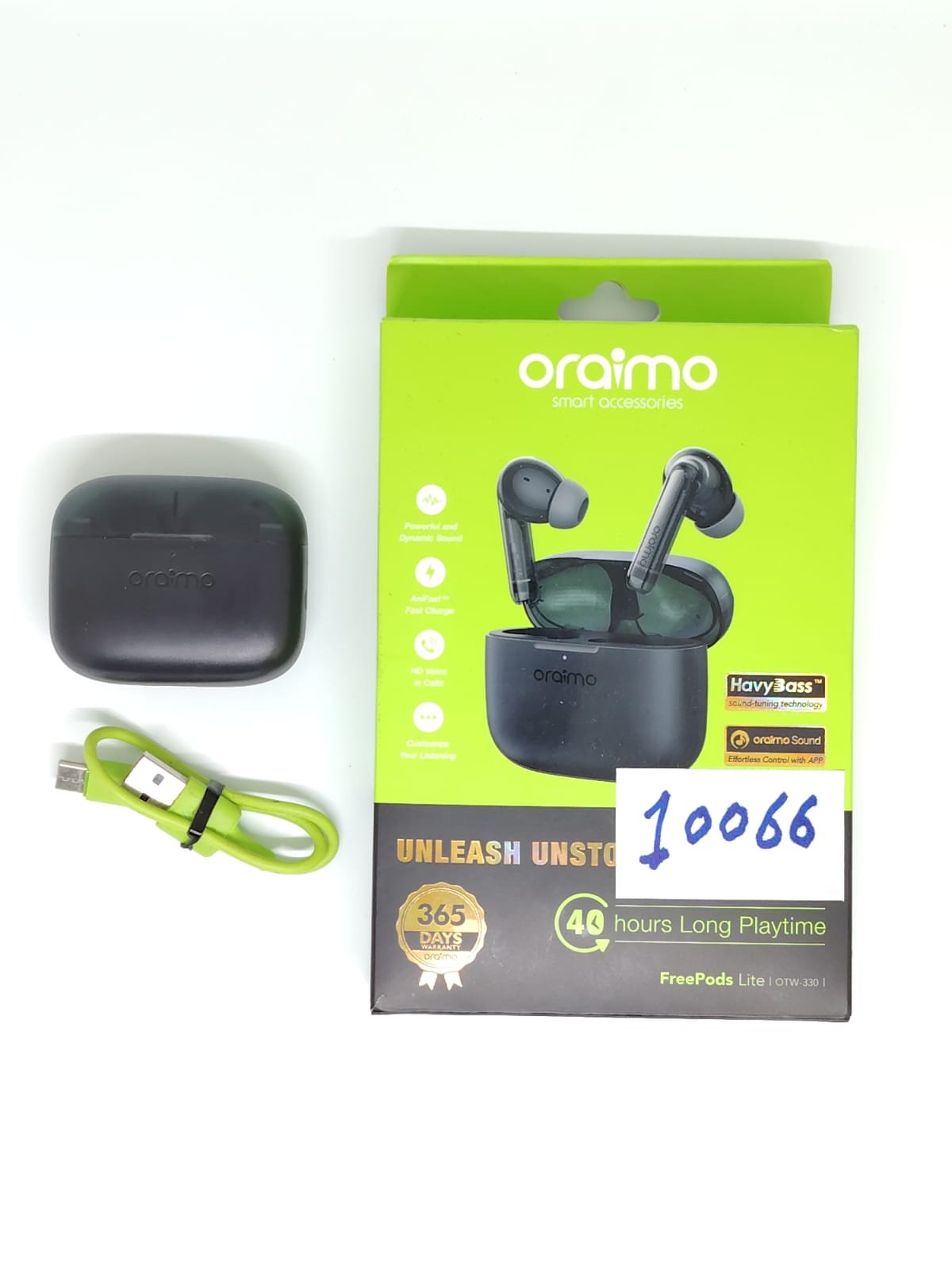 322f5238-f1c6-429d-af56-7f2ad2877c5c اورايمو فرى بودز لايت OTW-330 - اسود(open box) كود:10066 - الصورة 1