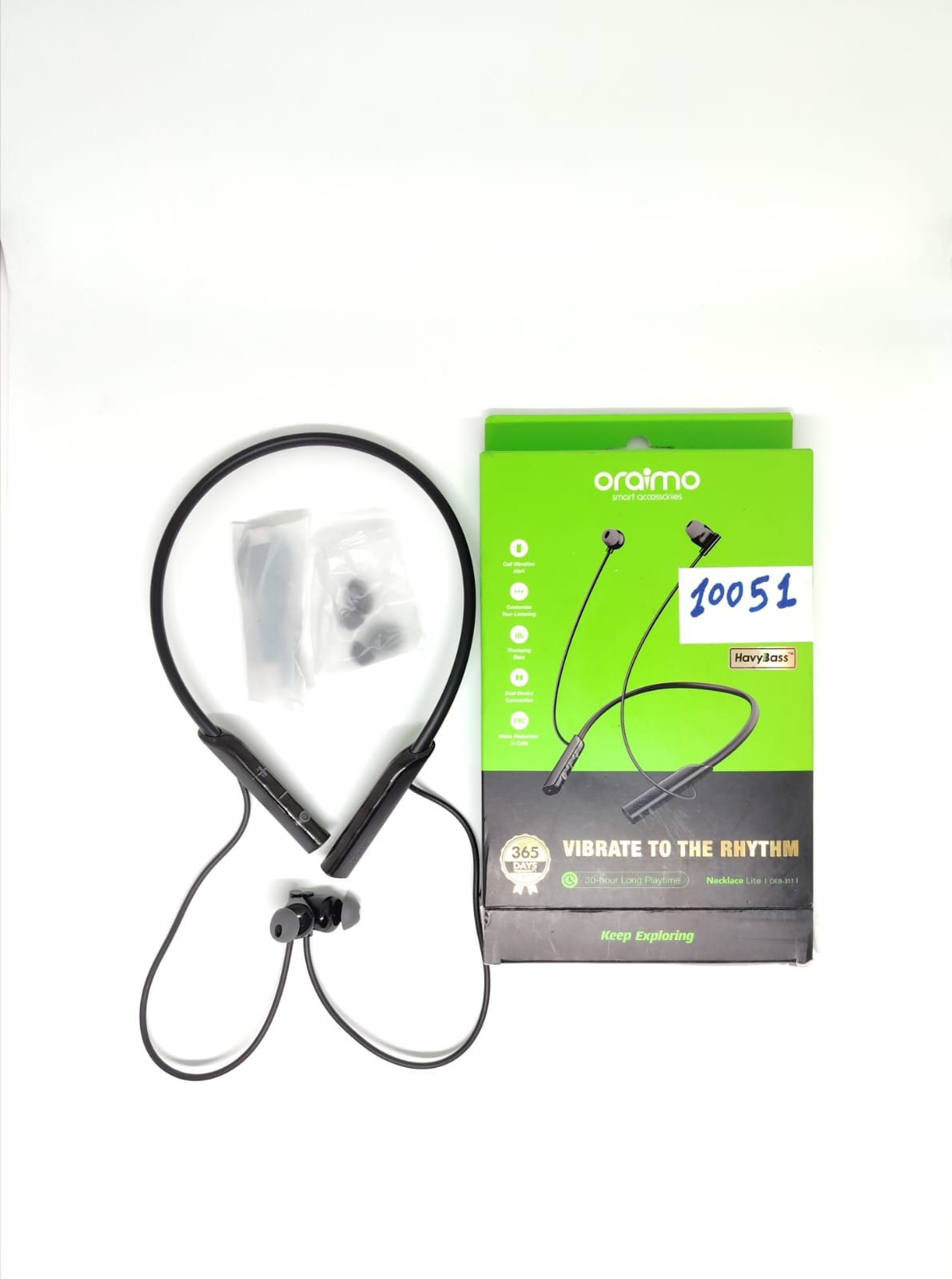 37d05ba7-43c9-4f70-bfc2-ef201fd2393a سماعة اذن لاسلكية مزدوجة لايت OEB-311 من اورايمو (Open Box) كود: 10051 - الصورة 1