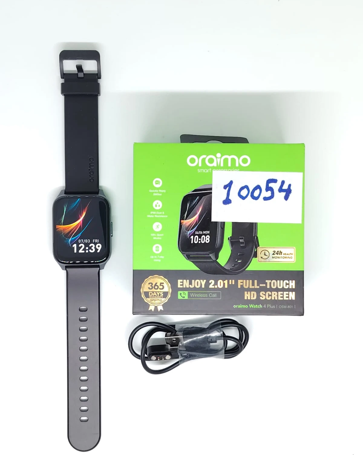 e545bcd8-71d9-45c1-b1a9-aa83e1695f7f ساعة ذكية اورايمو ووتش 4 بلس OSW-801 -(Open Box) كود: 10054 - الصورة 1