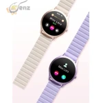 ⁦ساعة Kieslect Lady Calling Lora الذكية للنساء – شاشة AMOLED مقاس 1.3 بوصة، مكالمات Bluetooth، إجراء واستقبال المكالمات، تتبع الصحة واللياقة، مقاومة للماء IP68، لون بنفسجي⁩ - الصورة ⁦4⁩