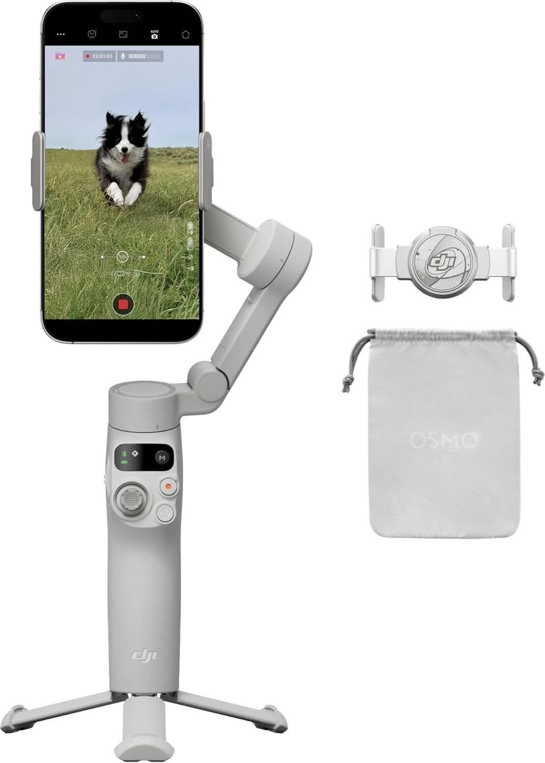 61KyU5QgXXL._AC_SL1500_ DJI Osmo Mobile 7 - الصورة 1