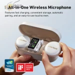 ⁦مايك لاسلكي AnkerWork M650 – ابيض⁩ - الصورة ⁦2⁩
